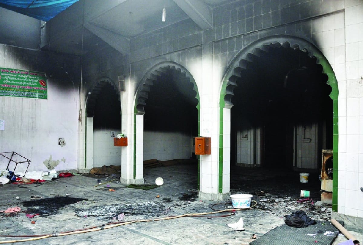 Where Hindu-Muslims used to stand together that place also burnt