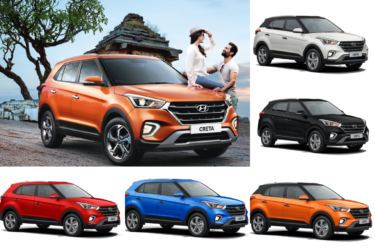 india one of the most popular suv Hyundai Creta has nine colour variants