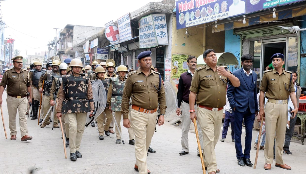 alert in sambhal