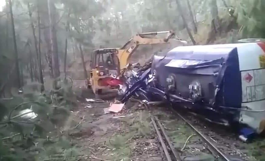 Oil tanker spilled on Kalka-Shimla rail line, trains late