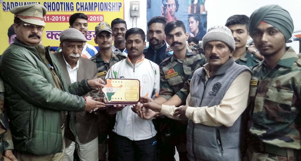 Piyush Champion in shooting, Gaurav