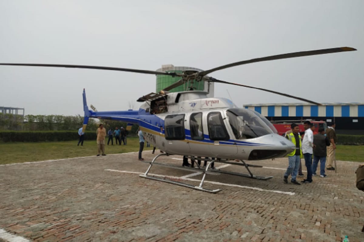Son of former cabinet minister reached Chhaun after taking procession by helicopter