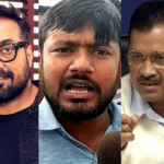 Anurag Kashyap, Kanhaiya Kumar and Arvind Kejriwal