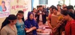 कालसी ब्लॉक सभागार में पोषण मेले के दौरान महिलाओं द्वारा तैयार उत्पादन का अवलोकन करती करतीं पंच?