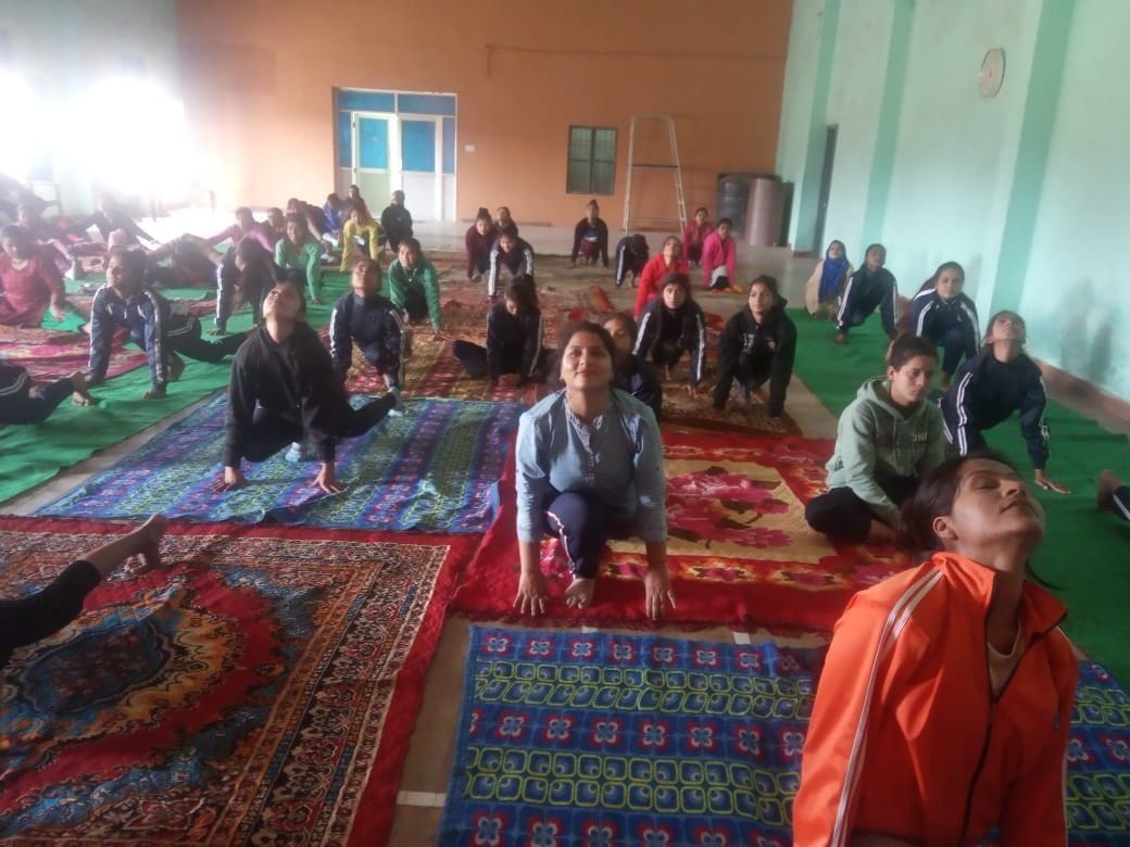 By doing regular yoga exercises a person stays healthy