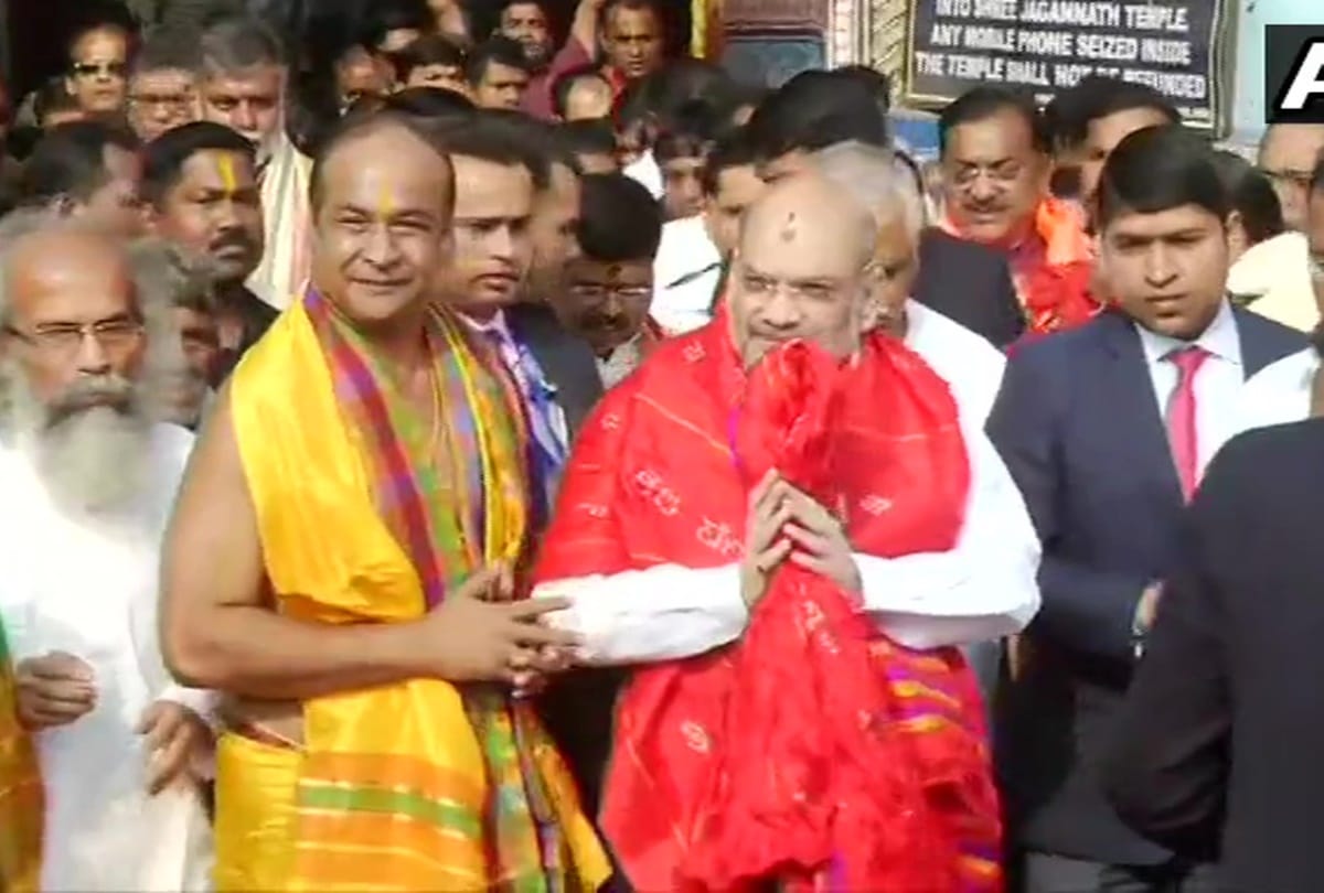 Amit Shah Odisha Visit: Mahaprabhu Shri Jagannath Dham Darshan, Dharmendra Pradhan Pratap Sarangi