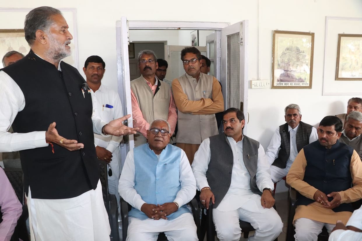 An opinion not made for BJP deistrict president