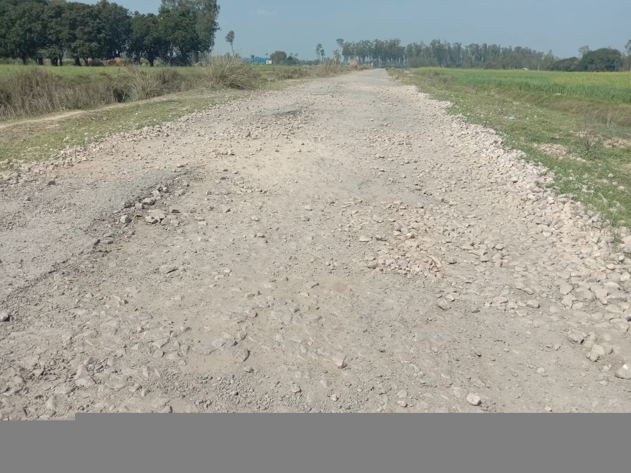 Shallow road obstructing the development of Terai villages