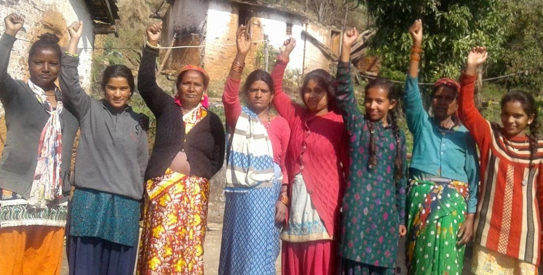 Jagadari, women of Alagrada demonstrated