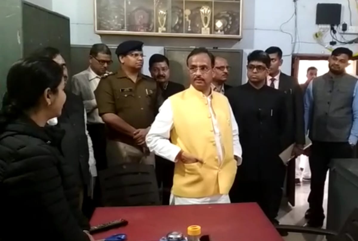 Deputy CM Dinesh sharma Visit Basti for UP Board exam inspection