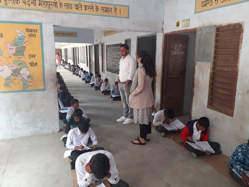 Exam, Teacher was coming out of the examination room, sought clarification, fatehabad