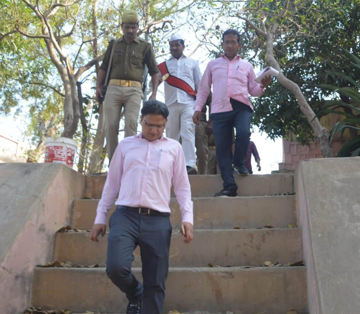 DM inspected drinking water treatment of the mountain