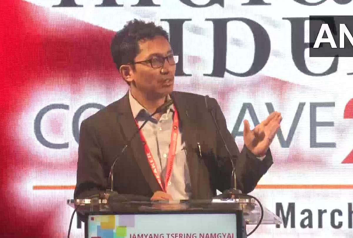 Ladakh MP Jamyang Tsering Namgyal at India Ideas Conclave, Gujarat challenge to show honesty