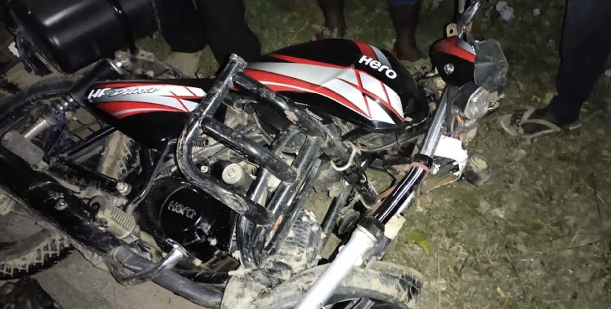 Bike rider dies in car collision