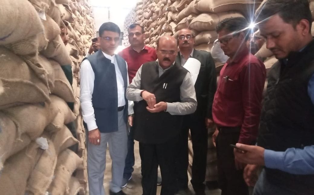 rice enquiry in godown
