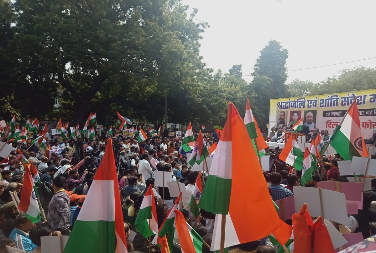 Peace March on Jantar Mantar on Delhi Violence