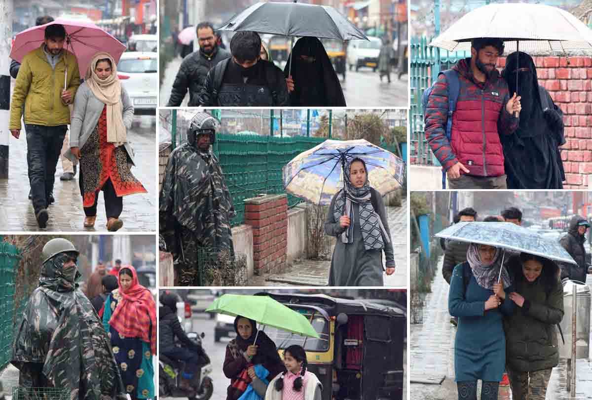 rain in Jammu Kashmir and weather becomes pleasant