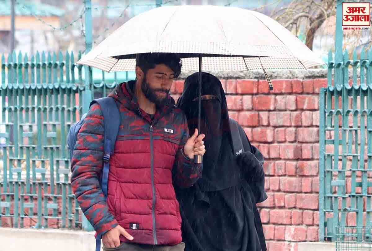 rain in Jammu Kashmir and weather becomes pleasant