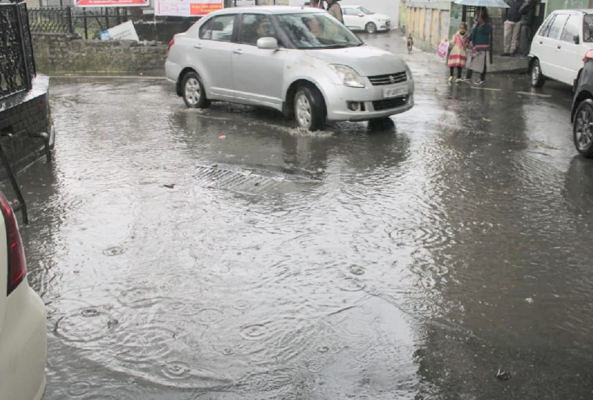 Then the weather took a turn, two days of rain and hail