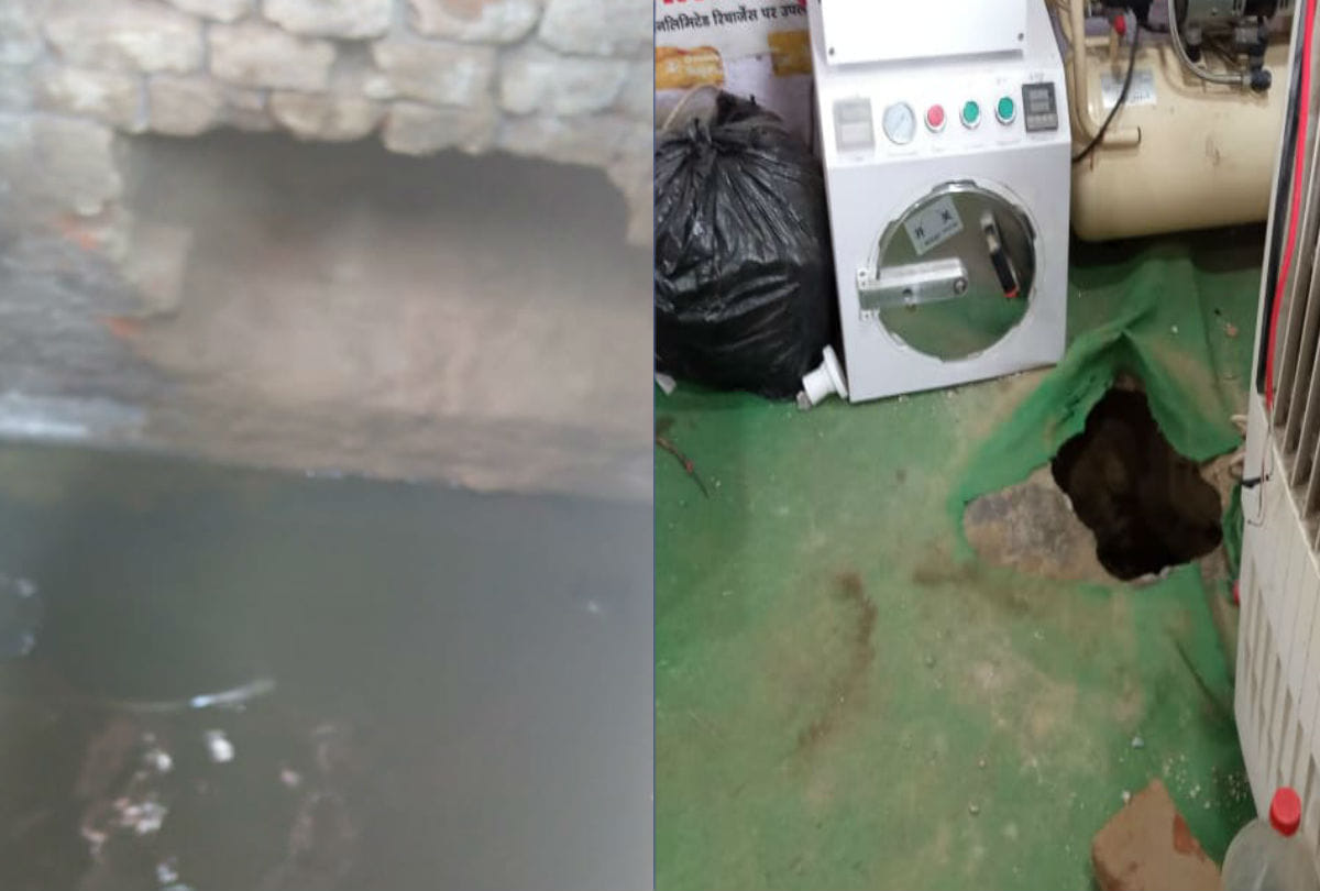 Thieves dug ten feet long tunnel for theft in agra