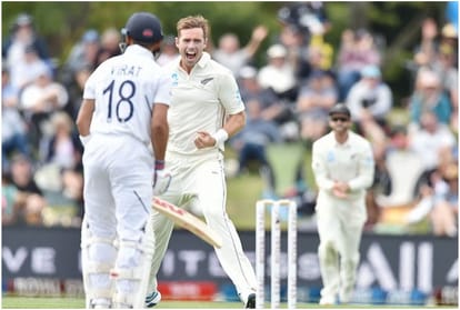 NZ vs IND: Poor foot work suffers kohli with his lowest run tally on a tour involving all formats