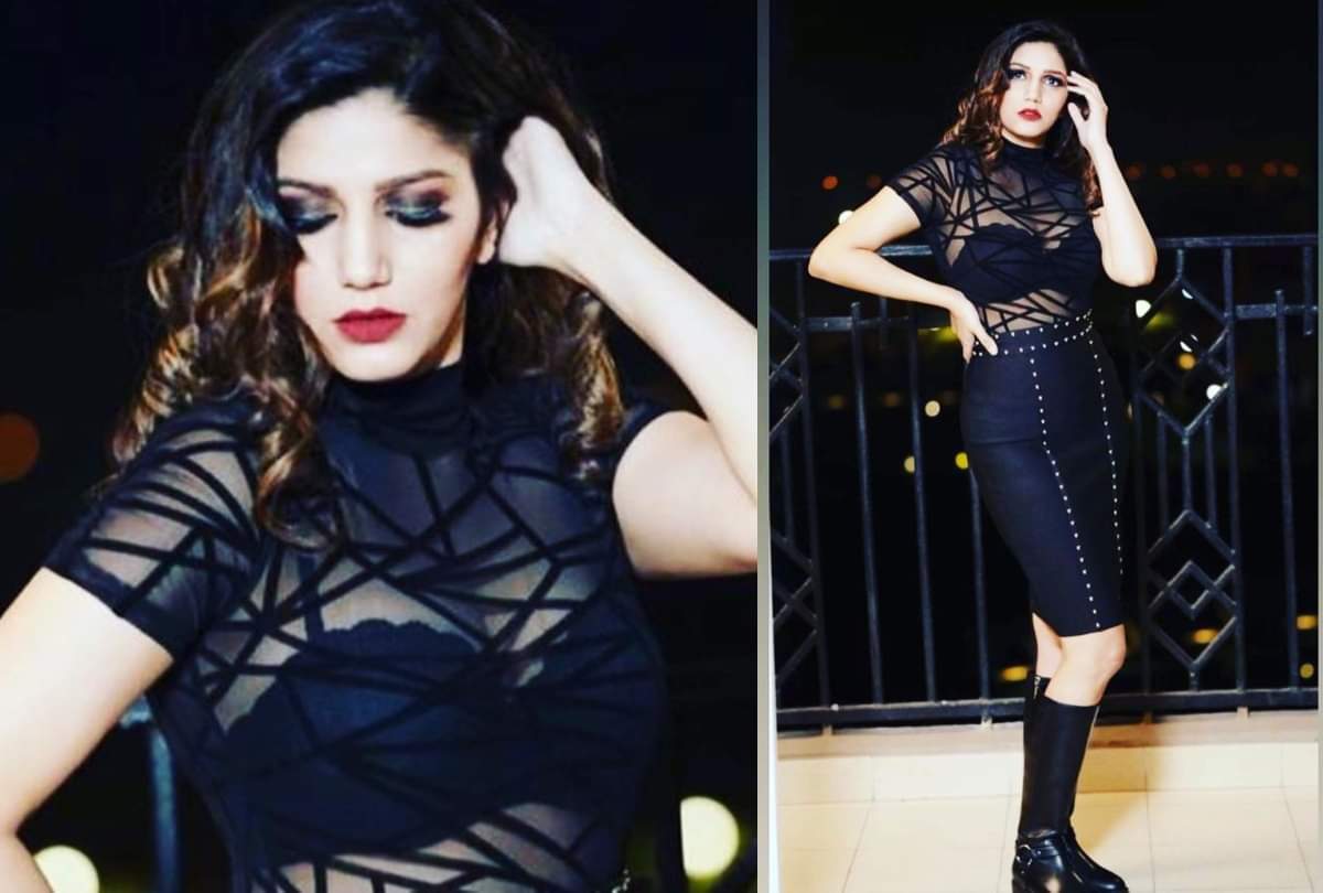 Sapna Chaudhary Celebrates Her First Karwa Chauth With Husband Veer Sahi See Photos