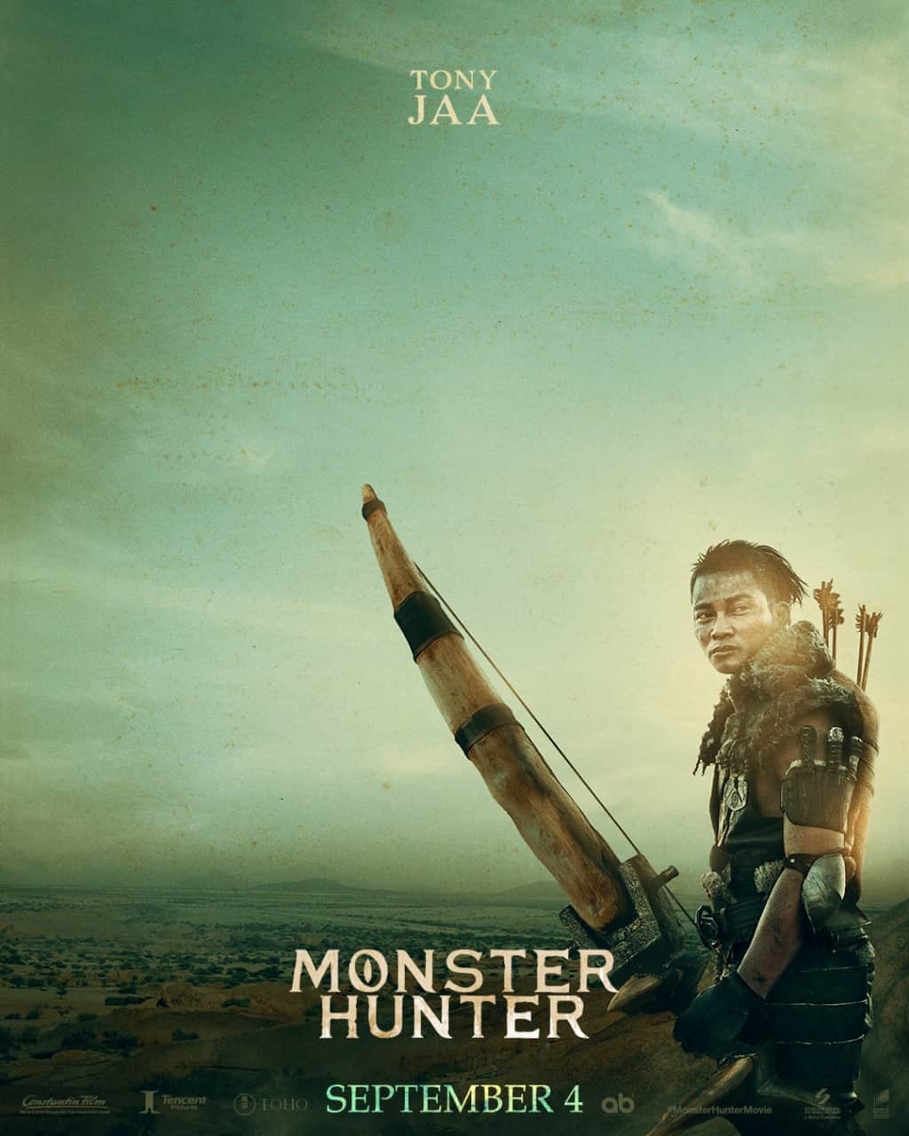 first posters video game based film Monster Hunter have been released