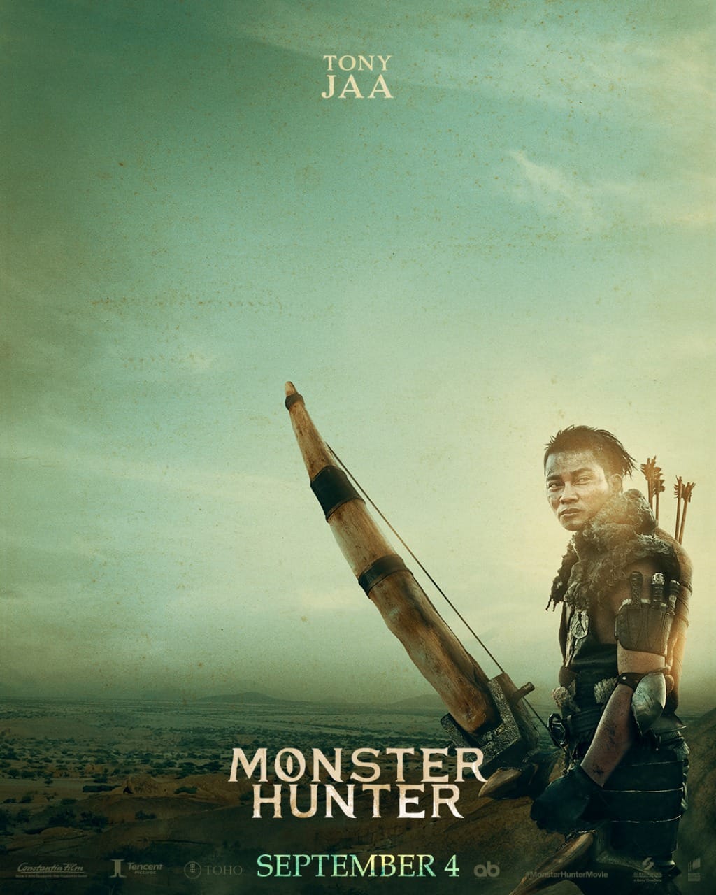 first posters video game based film Monster Hunter have been released