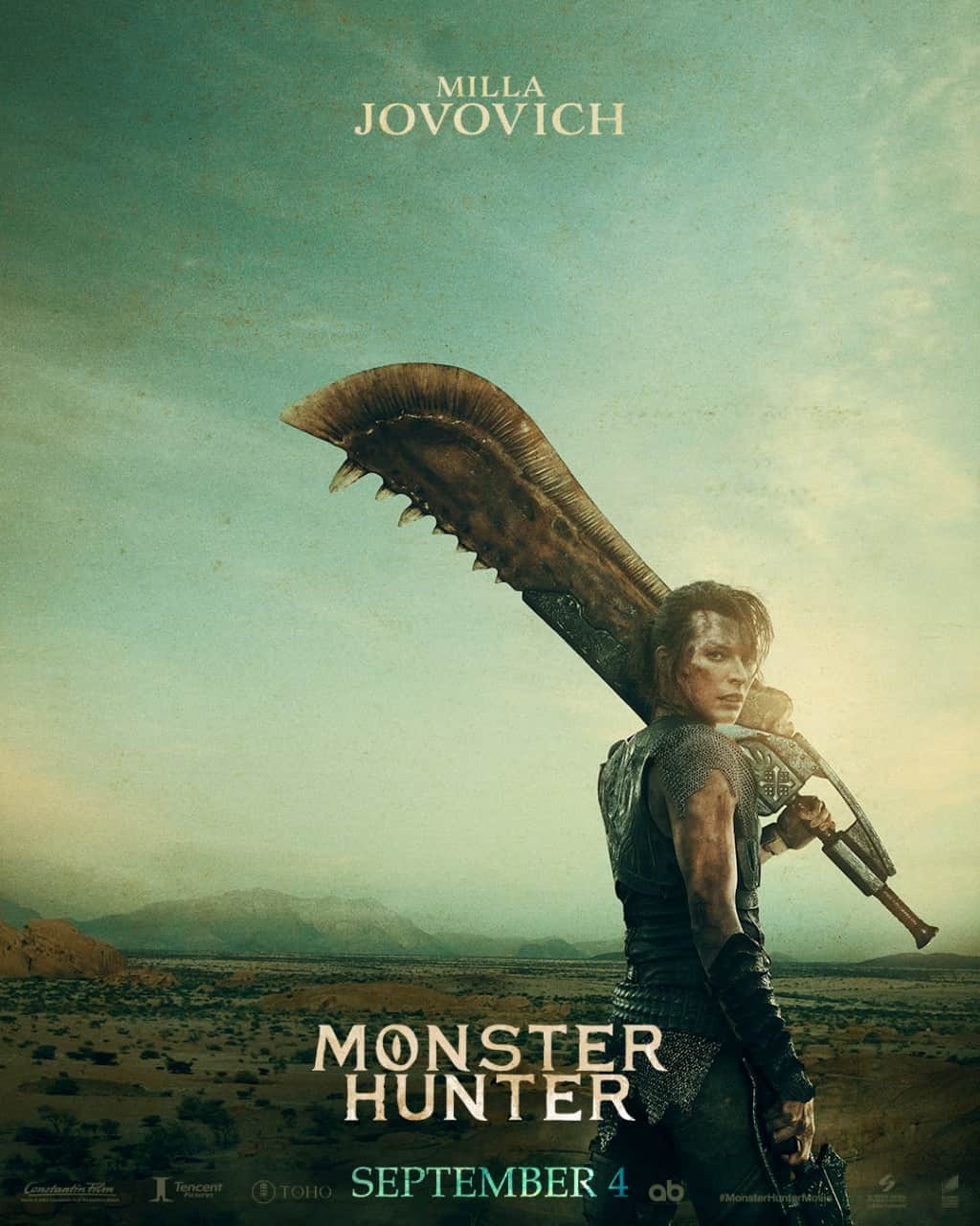 first posters video game based film Monster Hunter have been released