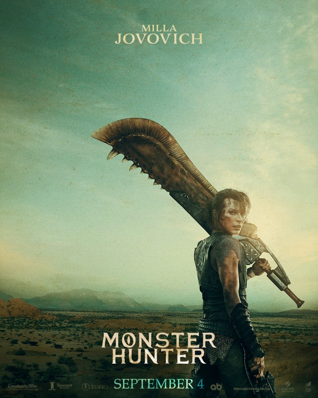first posters video game based film Monster Hunter have been released