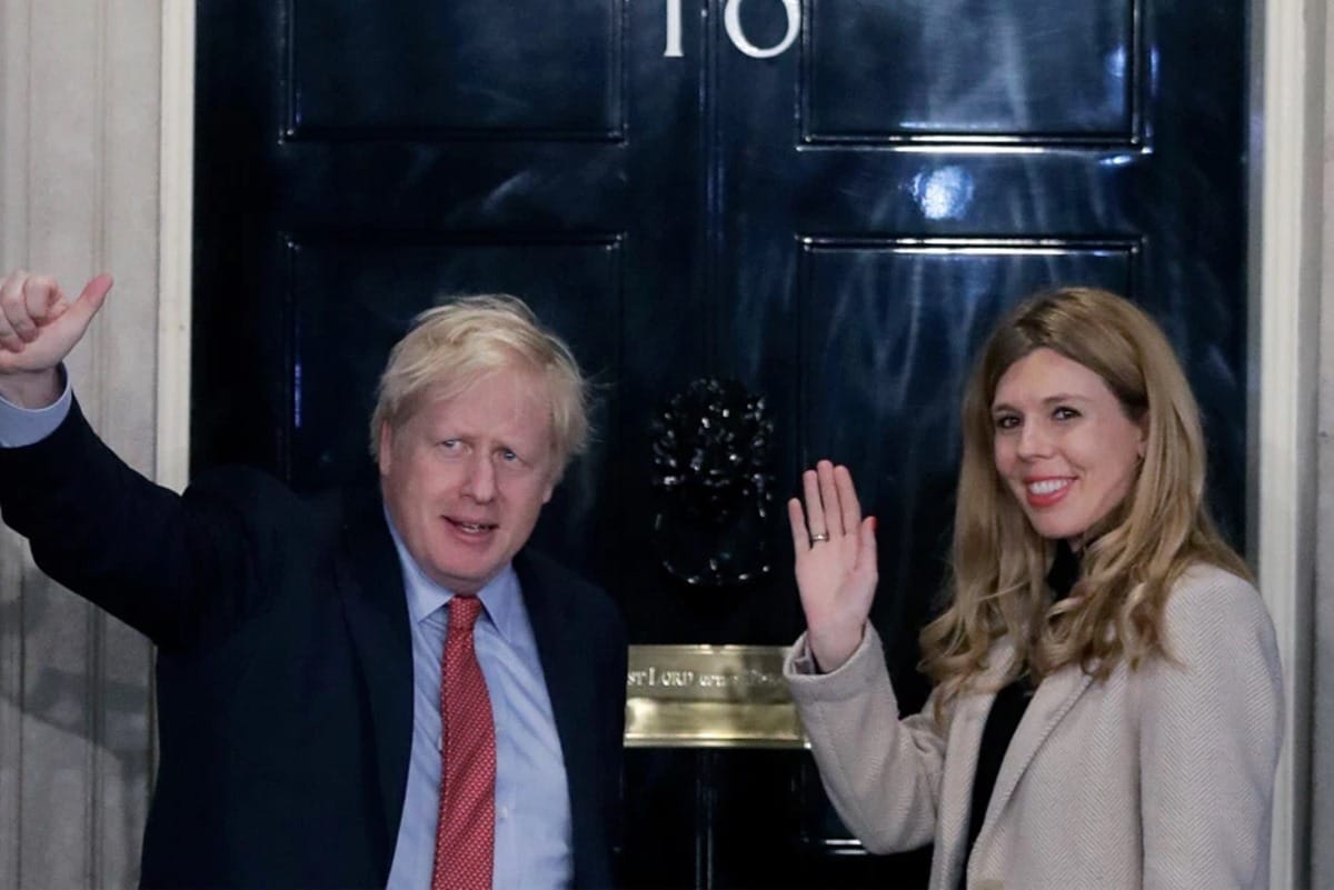 Carrie Symonds and Boris Johnson name baby son after doctors who saved PM life