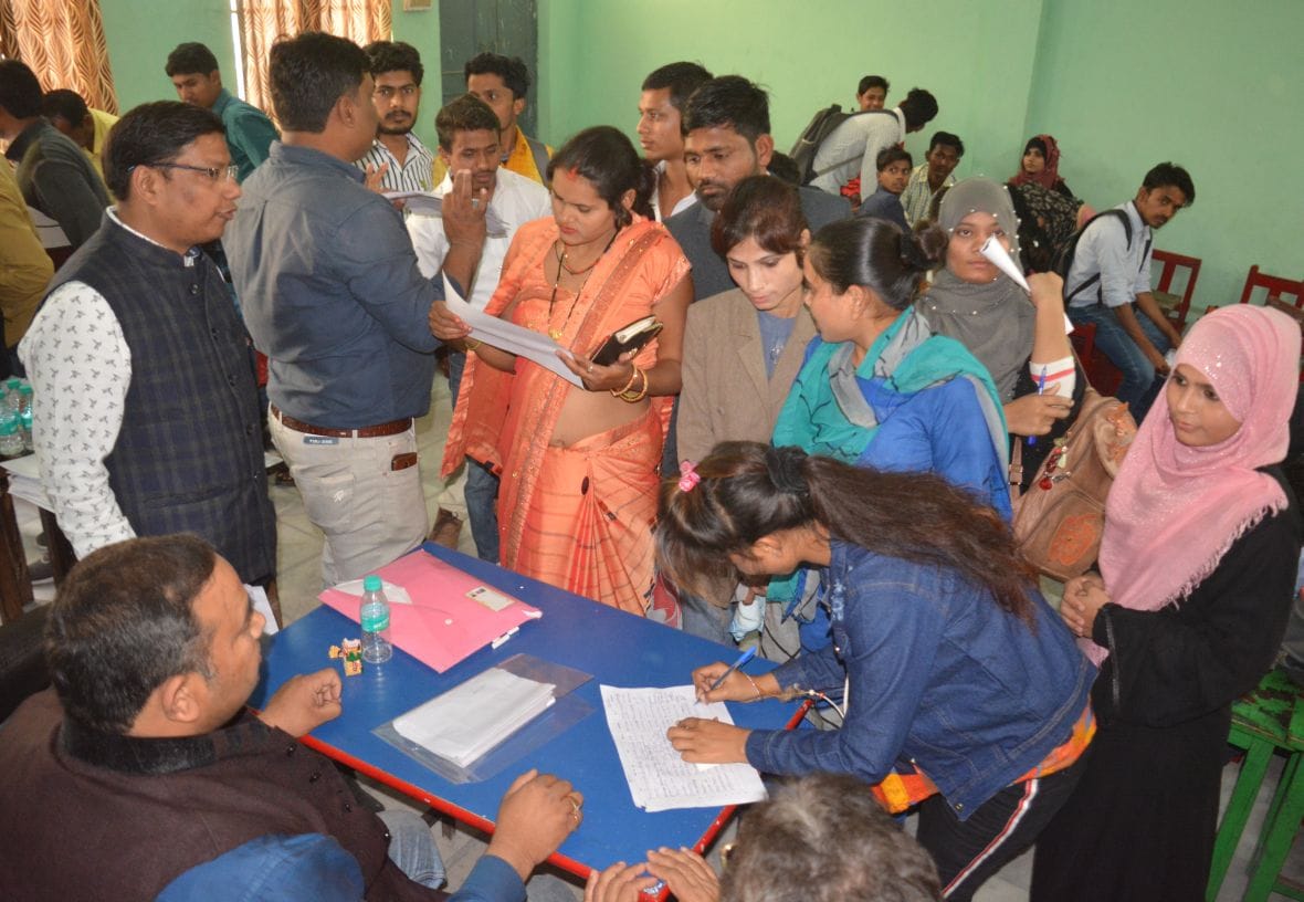 emploiment, fair, rojgar, mela, youth, firozabad