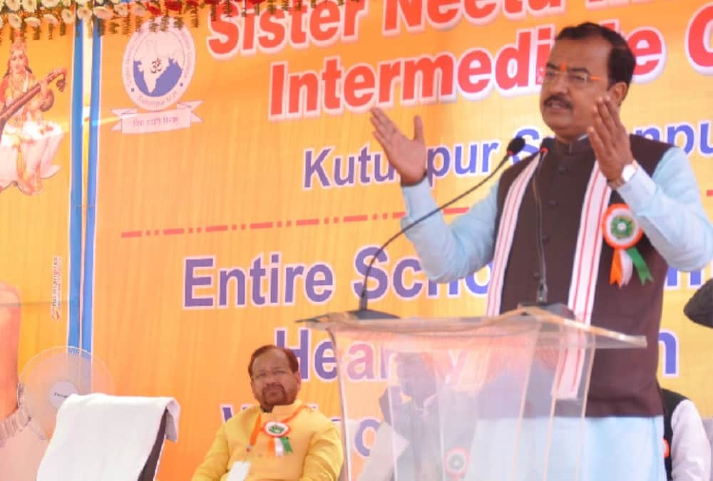violence in delhi was a big conspiracy says deputy chief minister keshav prasad maurya.