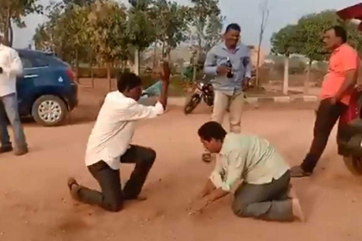 Telangana six policemen caught on cam doing nagin dance and consuming liquor in open, video viral