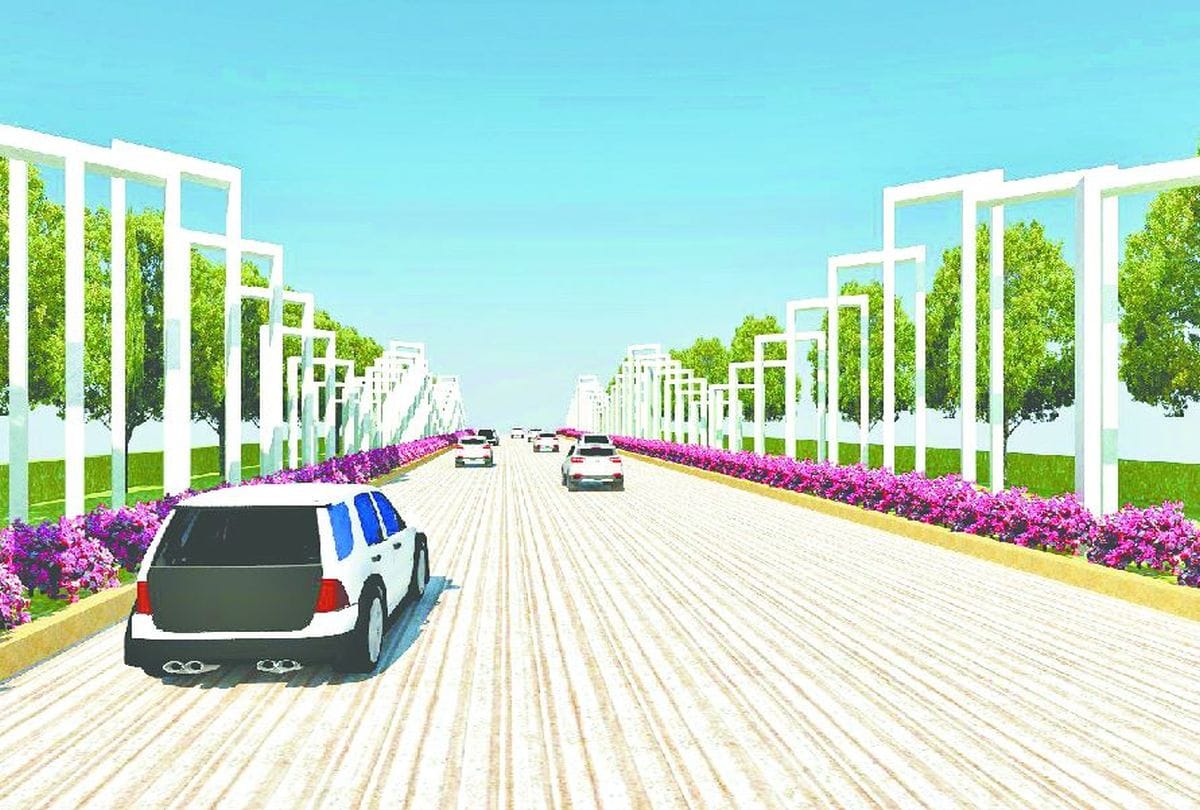 grand welcome gate will be built on the Fatehabad road Agra