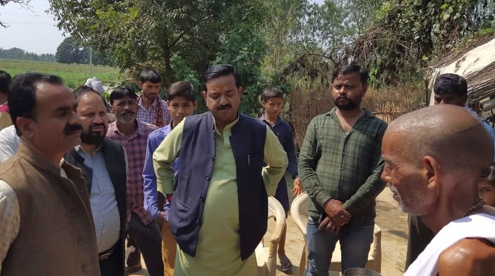 peace in village after three people  died in hariyana blast