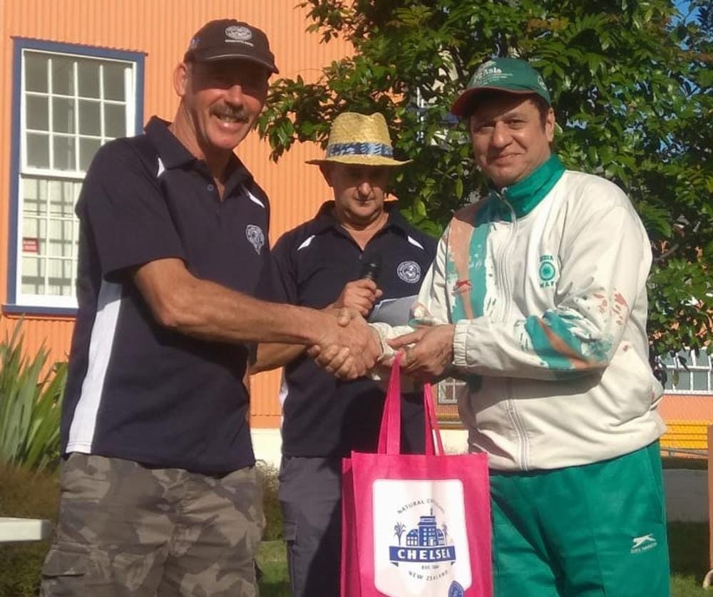 sixty year old player took challenge from sea waves