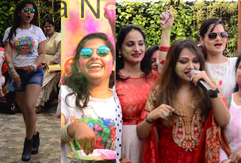 Holi celebration of Isi ka naam Zindagi in Lucknow.