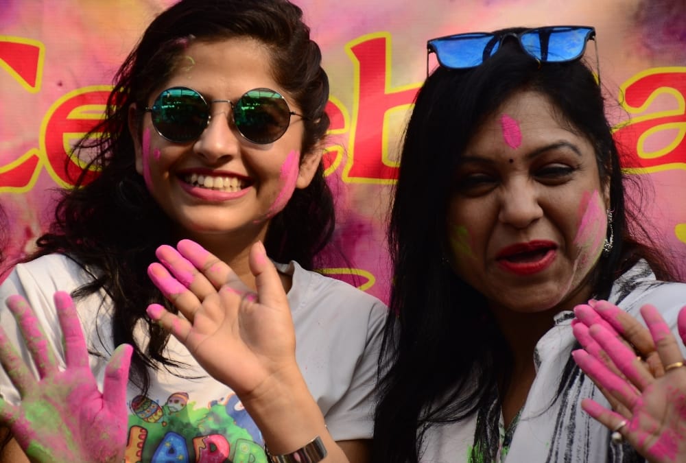 Holi celebration of Isi ka naam Zindagi in Lucknow.