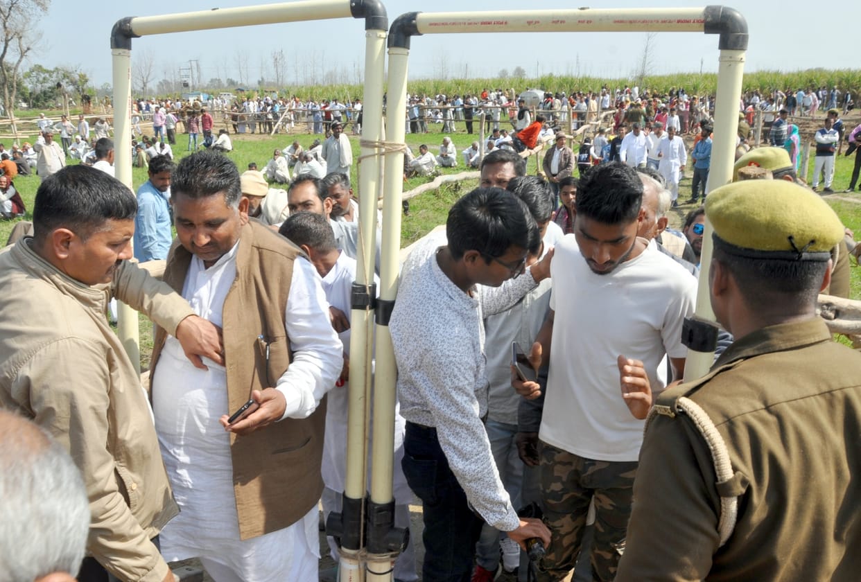 Tight security arrangements in CM's public meeting, police force deployed