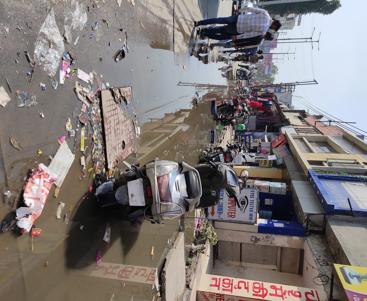 heavy rainfall and hail destroyed crops.