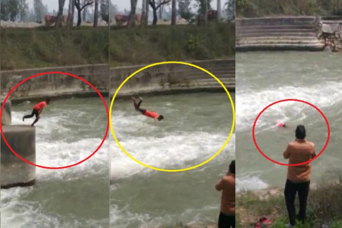 A boy death during jumped into the canal to make Tik Tok Video at Muzaffarnagar of Uttar Pradesh