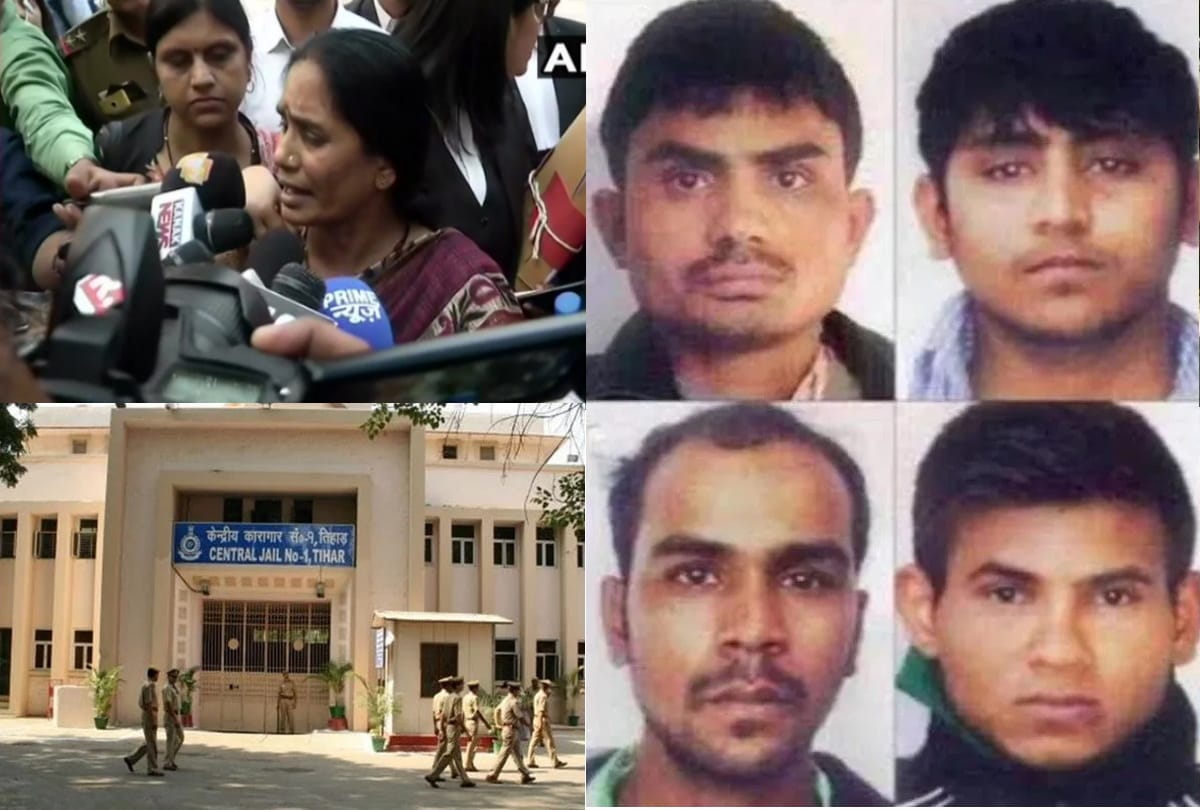Nirbhaya case Tihar jail will create history on March 20, four convicts will be hanged t