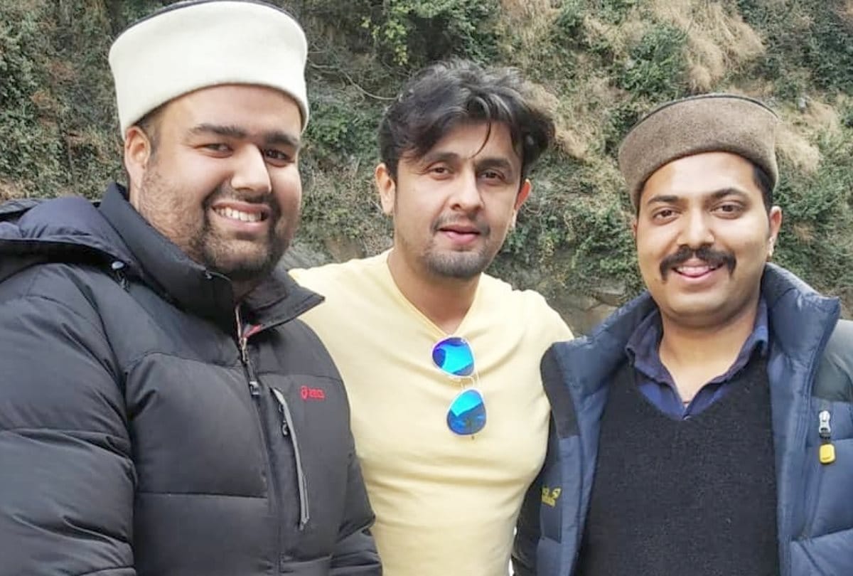 Indian playback singer Sonu Nigam in Manali Kullu in Himachal Pradesh