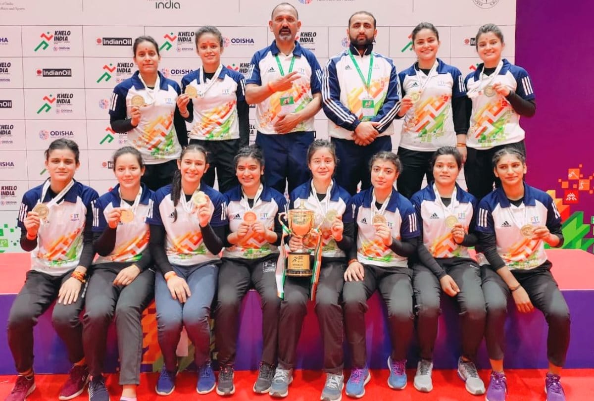khelo india Himachal pradesh women kabaddi team wins gold medal