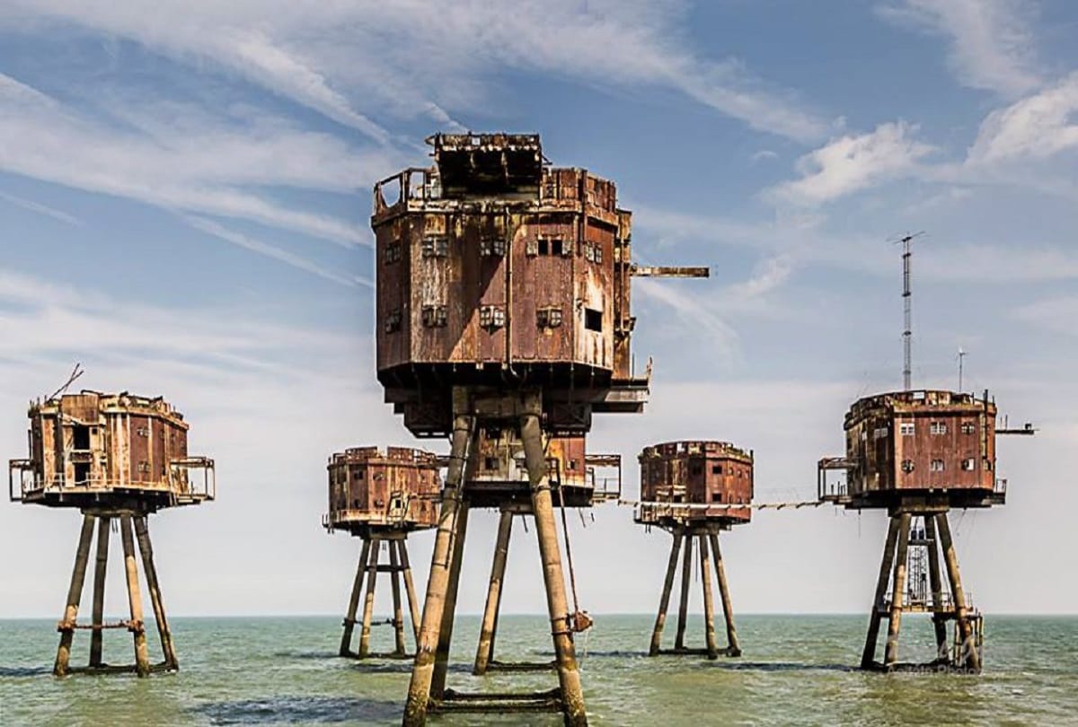 Red Sands Fort of England The Abandoned Sea Forts From Second World War