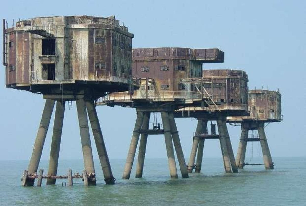 Red Sands Fort of England The Abandoned Sea Forts From Second World War
