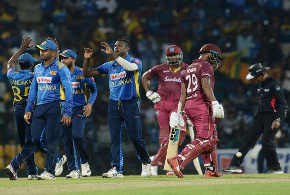 Angelo Mathews stars as Sri Lanka beat West Indies by six runs to sweep ODI series 3-0