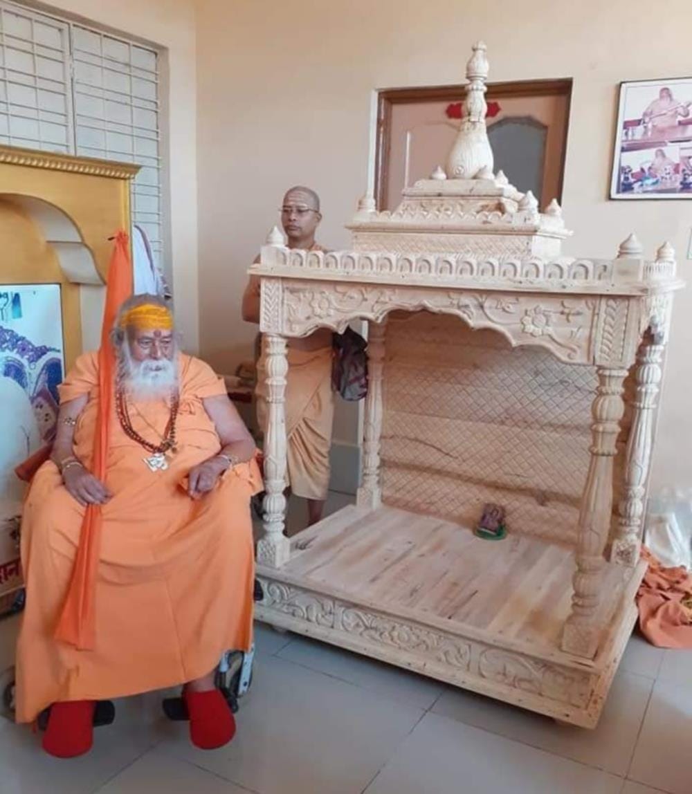Shankaracharya built Bal Ram temple in Haridwar, gold plated