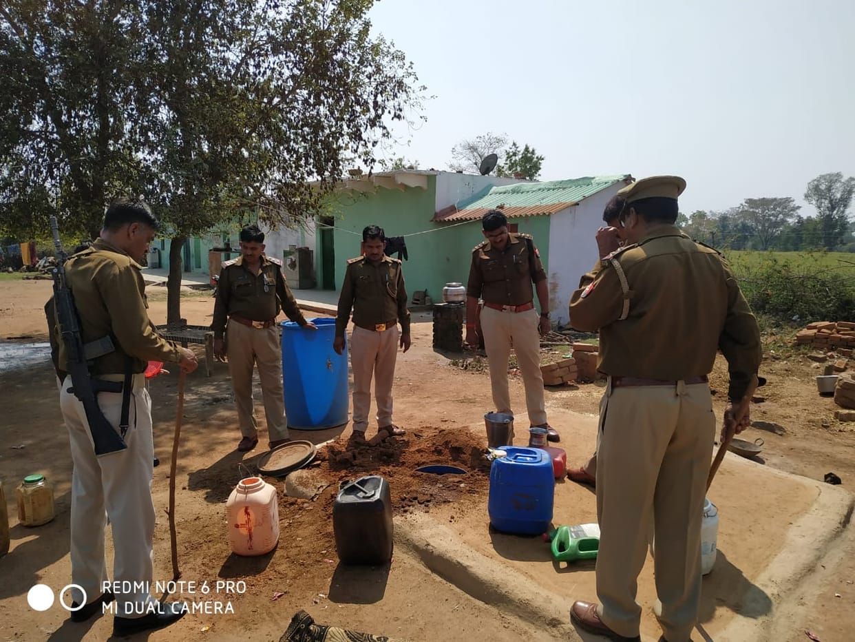 Raw liquor recovered, two arrested